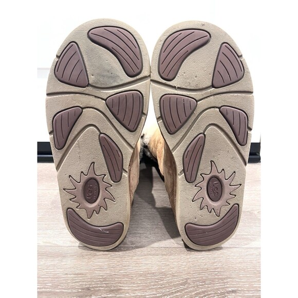 UGG Australia Plumdale Winter Boots Womens Sz 10 EUR 41 Brown Leather Sheepskin - Picture 11 of 12